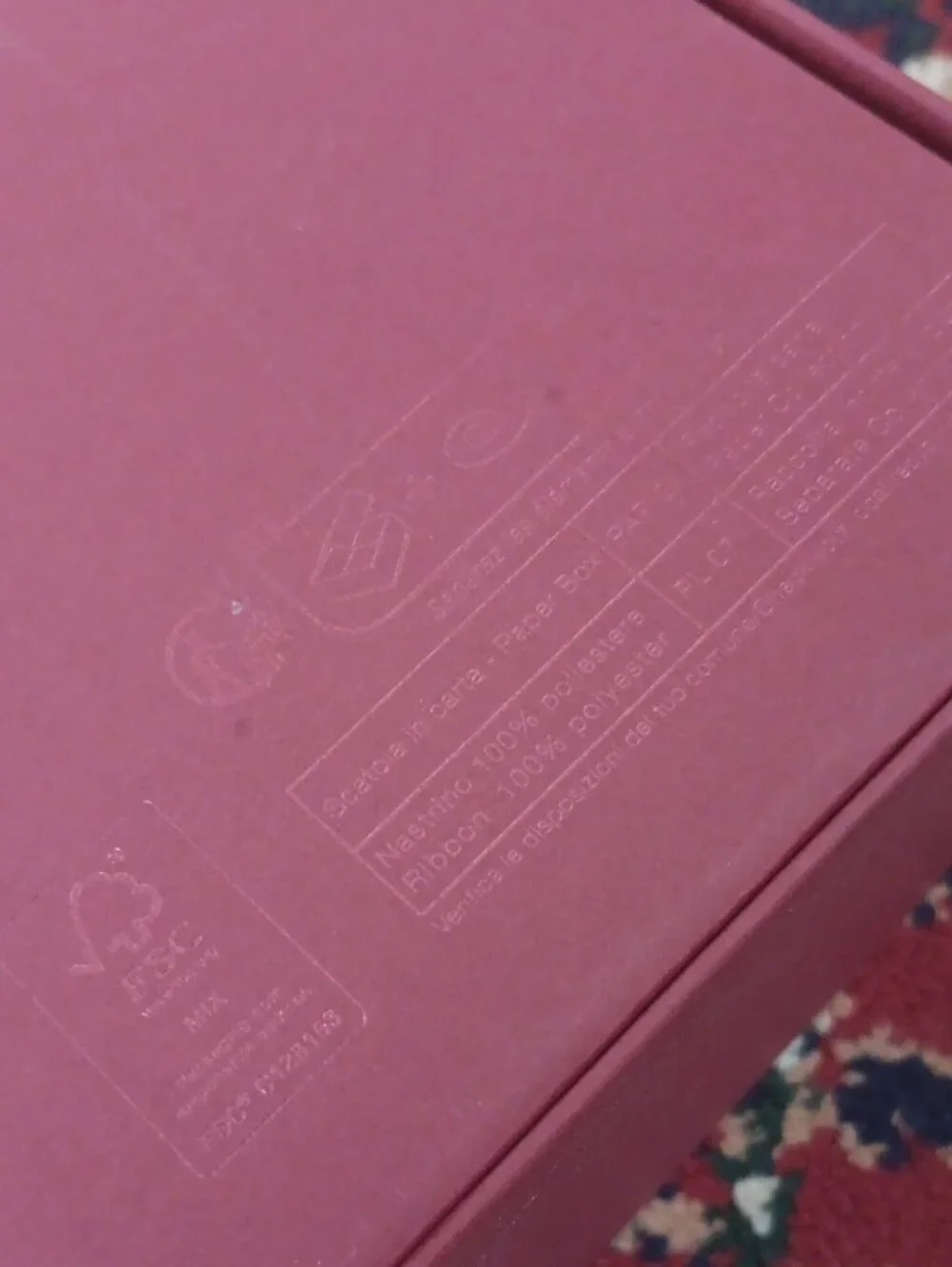 Dolce & Gabbana Burgundy Gift Set with Branded Tissue and Envelope
